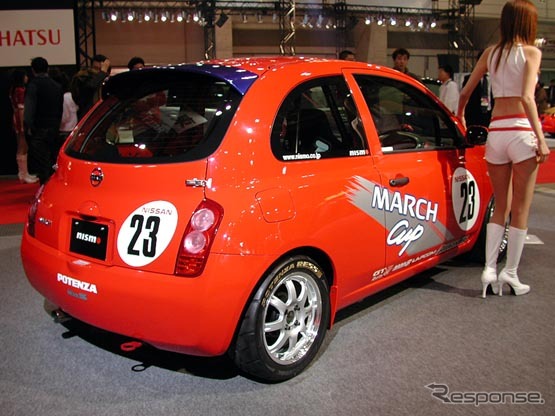 【オートサロン2003続報】本年度より開催「マーチカップ」、ワンメイクレース・パーツ発売