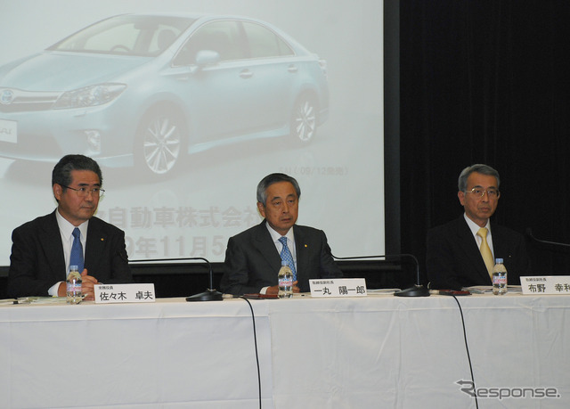 布野幸利 副社長（5日記者会見）