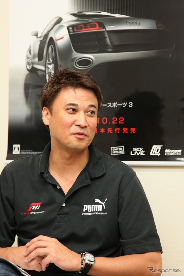 米Turn10社に所属する、FM3のシニアゲームデザイナーの谷口潤氏