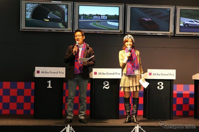 PSP グランツーリスモ、秋葉原でイベント開催…スーパーGTチャンプと対決