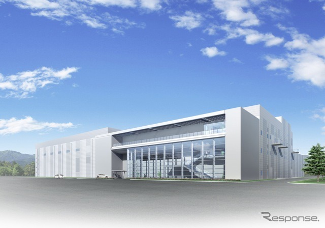 ホンダとGSユアサとの合弁会社が京都府に建設中のリチウムイオン電池工場