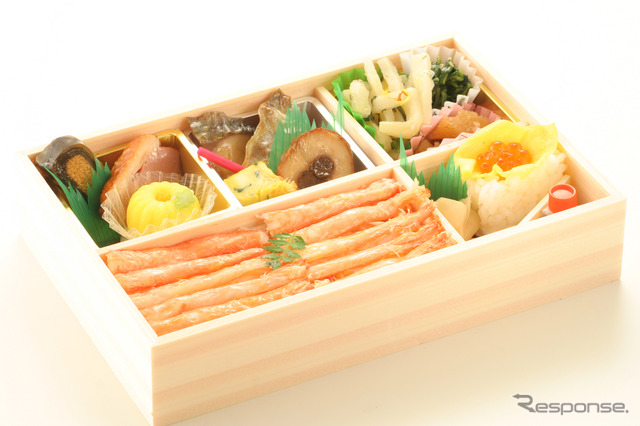 越前蟹を使った一乃松「越前冬の陣　彩」（2500円）