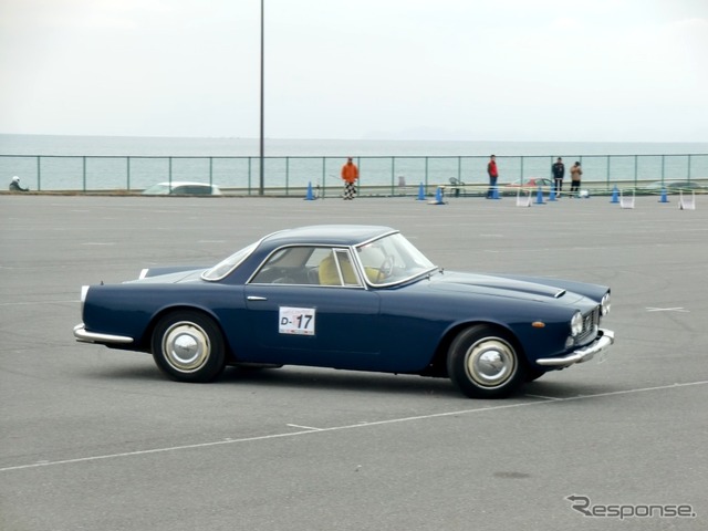 1964年ランチア・フラミニア。GTも果敢にジムカーナに参加