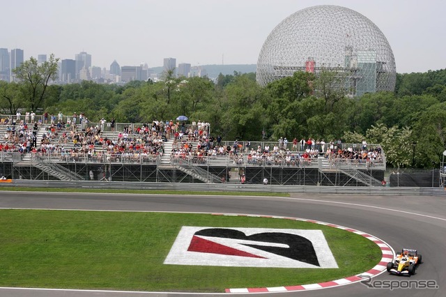 2007年モントリオールで開催されたカナダGP（写真＝ルノー）