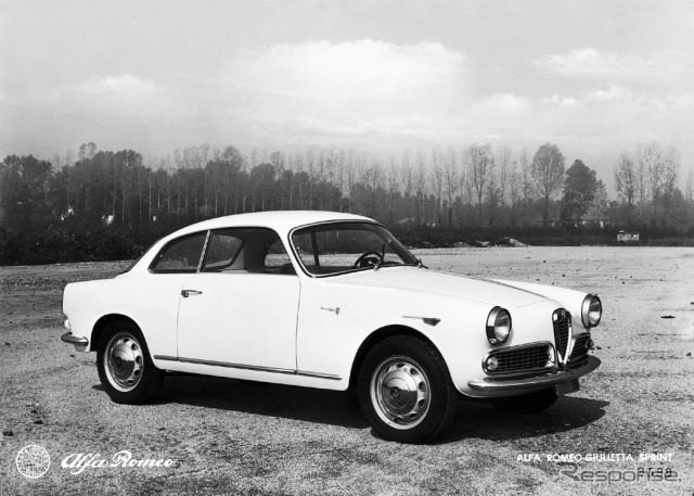 ジュリエッタと名のつくアルファはいくつかあり、写真は1959年のジュリエッタ・スプリント
