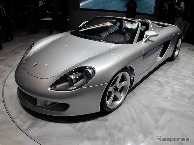 【ジュネーブショー2003出品車】ポルシェのフラッグシップ『カレラGT』がデビュー