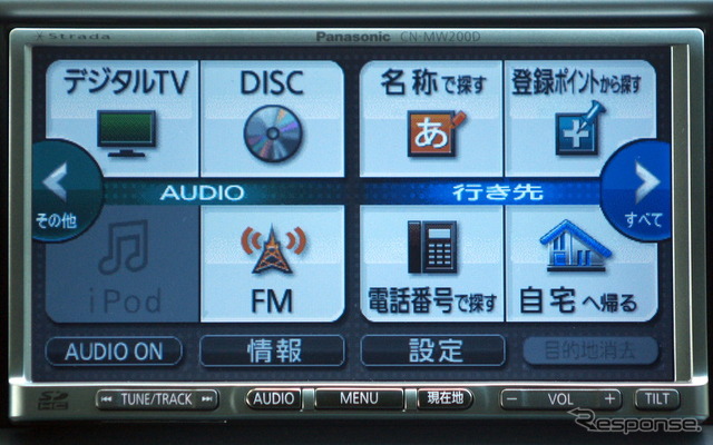パナソニック ストラーダ Sクラス CN-MW200D