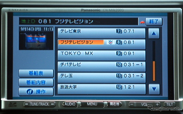パナソニック ストラーダ Sクラス CN-MW200D