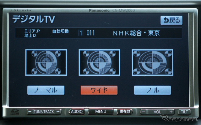 パナソニック ストラーダ Sクラス CN-MW200D