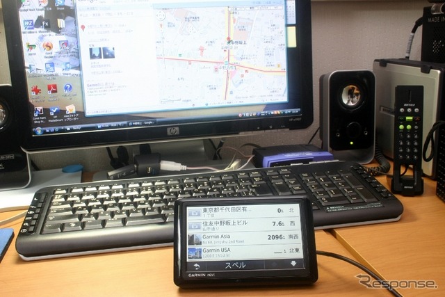 Garmin Communicator Plug-inでPCからnuviにPOIを直接エクスポート可能