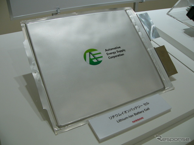 日産がEVに採用するラミネート形リチウムイオン電池
