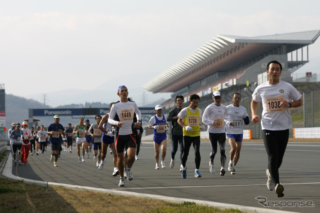 富士マラソンフェスタ前回の風景