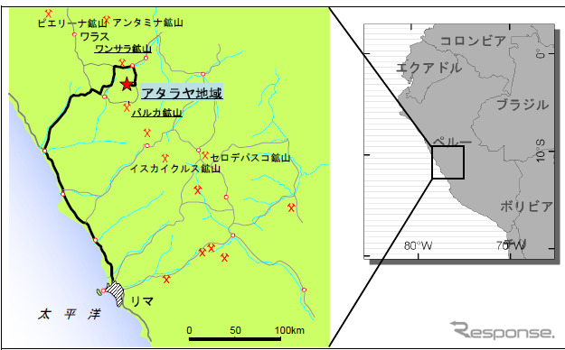 調査地域位置図