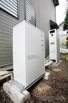 横縞形SOFCシステム設置状況