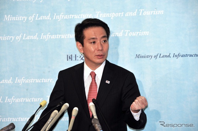 前原沖縄北方担当相(撮影=中島みなみ)