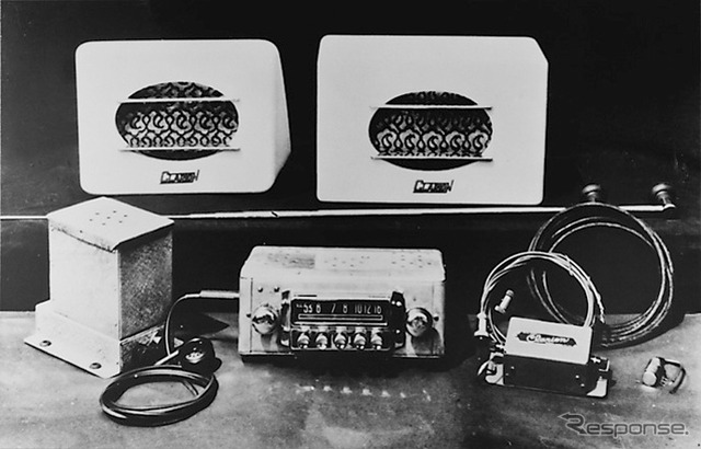 日本初のカーラジオ・バス用拡声装置 1948年