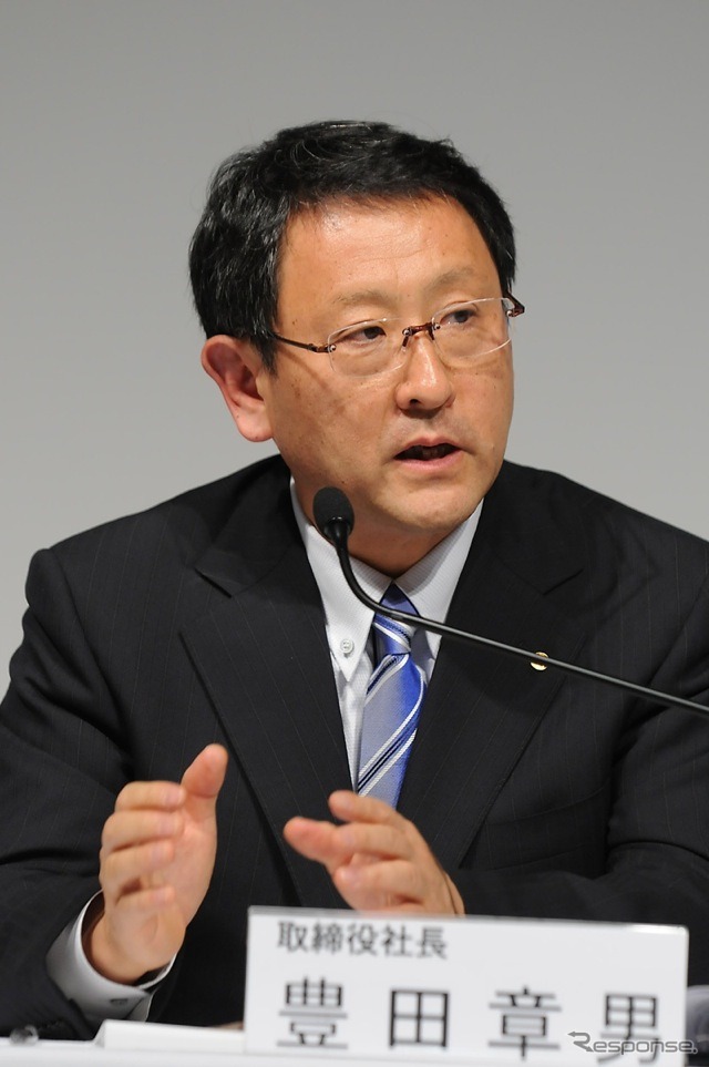 トヨタ自動車、豊田章男社長