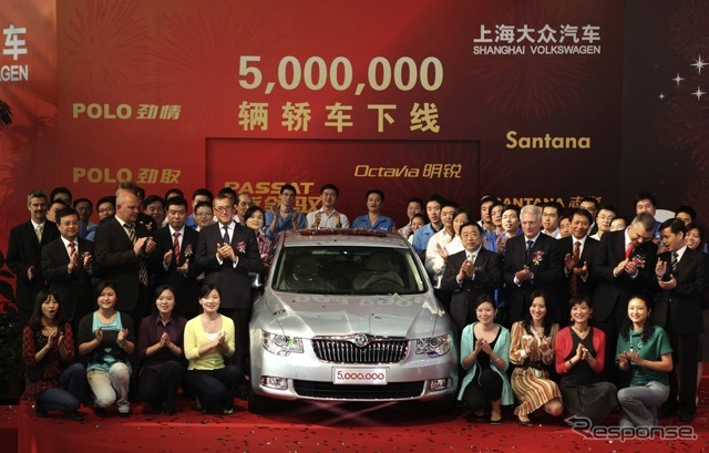 VW、中国生産が累計500万台