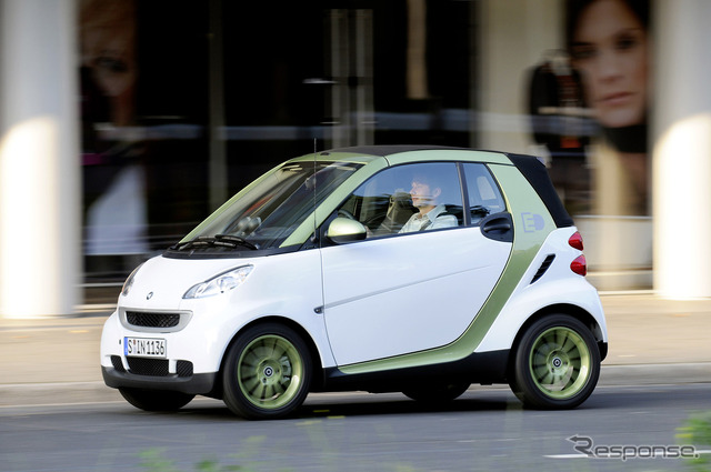 こちらは本家 スマートのEV「スマートed」。似ている？