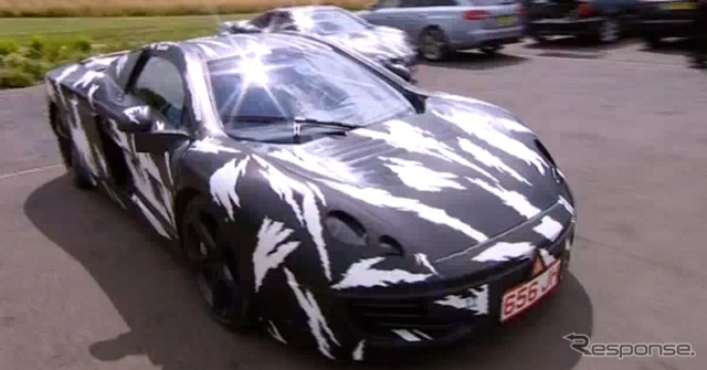 MP4-12C同乗試乗の様子