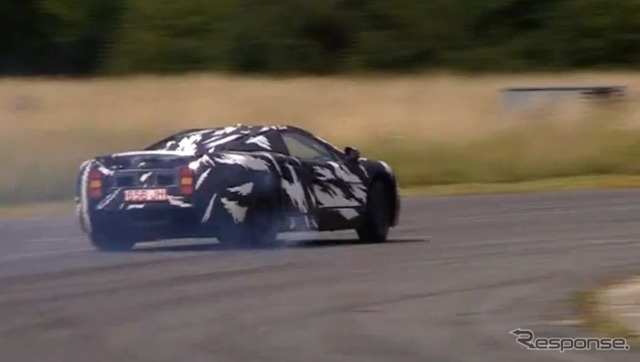 MP4-12C同乗試乗の様子