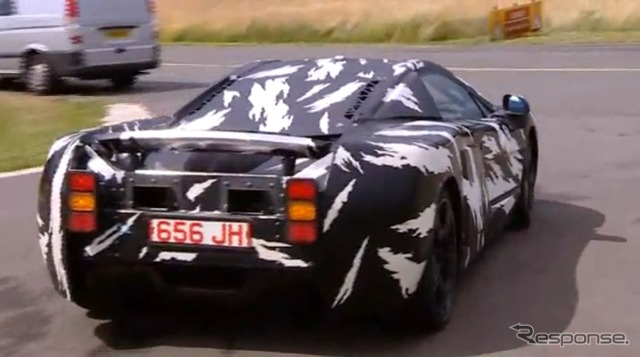 MP4-12C同乗試乗の様子