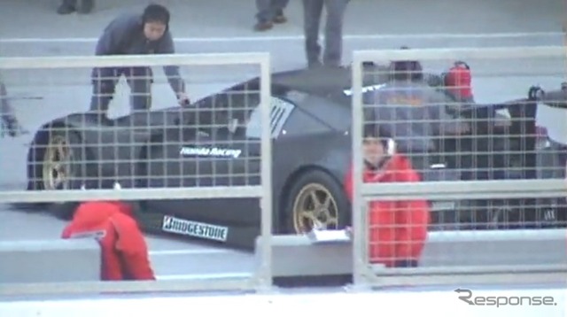 幻のNSX復活、HSV-010GTのテスト風景