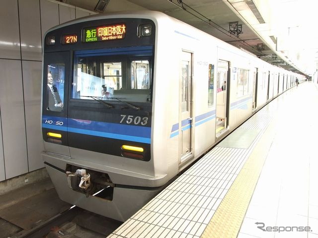 印旛日本医大行き北総車両（羽田空港駅）