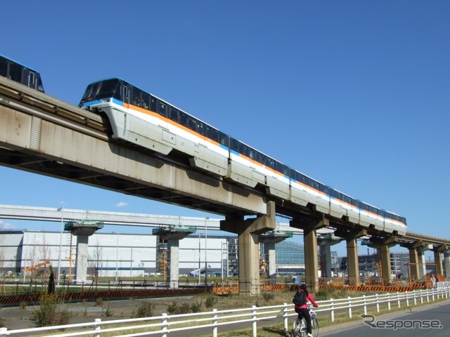 建設中の羽田空港国際線ビル駅付近