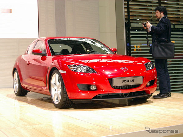 マツダ『RX-8』発売前に実車を見られる! 触れる!! 乗れる!!!