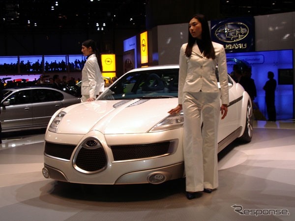【ジュネーブショー2003速報】スバル『B11S』…あれっ、台形グリルじゃない!?