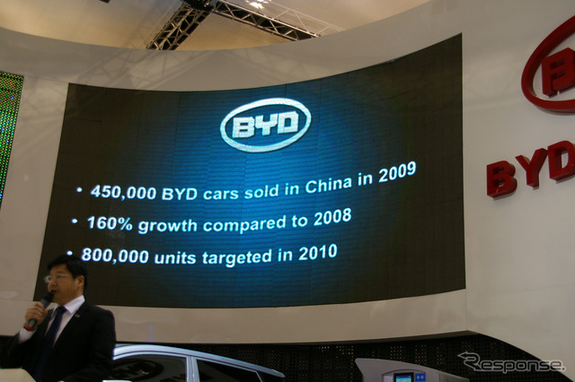 BYDのプレスカンファレンス