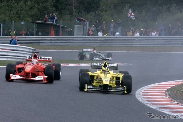 【F1ベルギーGP リザルト】残り4戦、フェラーリ8点ビハインド