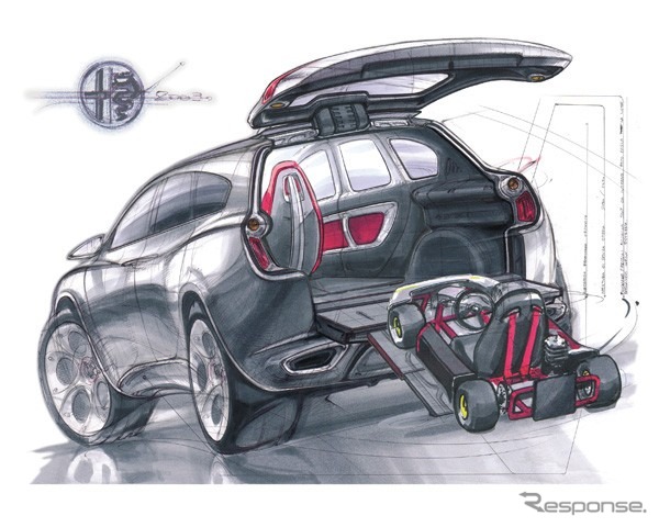 【ジュネーブショー2003写真蔵】アルファロメオ初のSUV『カマル』のデザインがわかる