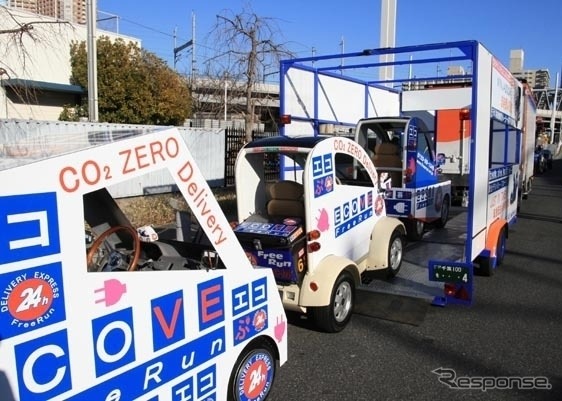電気自動車とトレーラー