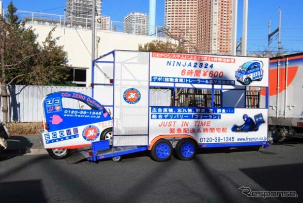 電気自動車とトレーラー