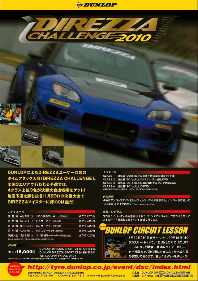 DUNLOP DIREZZA CHALLENGE 2010