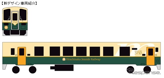 新デザインへ改装中の車両