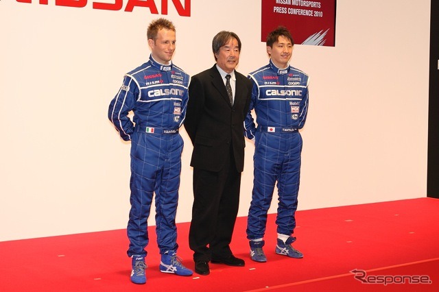 闘将・星野一義監督率いるTEAM IMPULは、3年目の松田次生(右)と、新加入のロニー・クインタレッリ