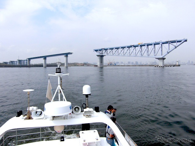 2009年9月。現在は上部構造物が伸びている