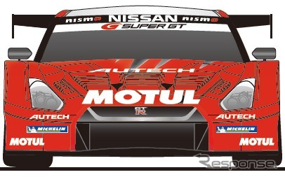 2010年版SUPER GT、GT500仕様R35型GT-R