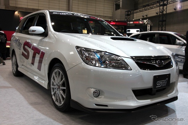 エクシーガ2.0GT tuned by STI（写真は東京オートサロン）