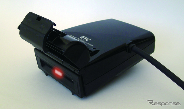 二輪用スライド挿入型ETC車載器「MSC-BE21」