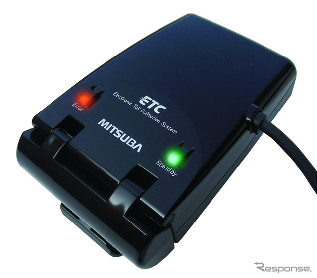 二輪用スライド挿入型ETC車載器「MSC-BE21」