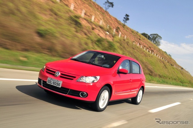 ゴル。ブラジルのVW車はすべてフレックス燃料車