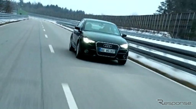 A1のDTMドライバーによるテスト映像