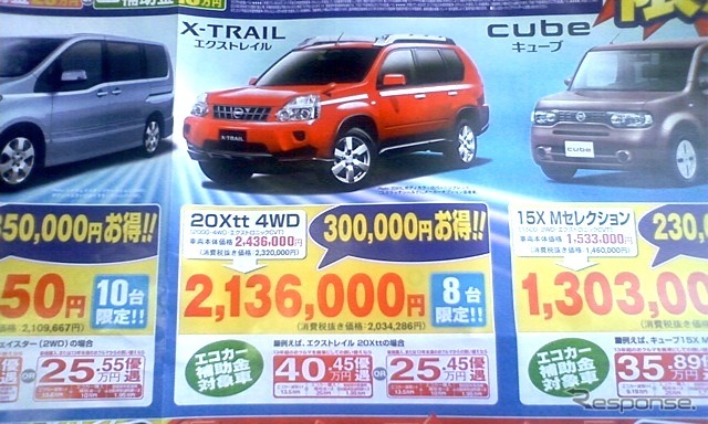 ●エクストレイル  ●日産サティオ埼玉北  ●加須店0480-61-1126、秩父店0494-62-2032、他6店  ●3/6,7  ●くう