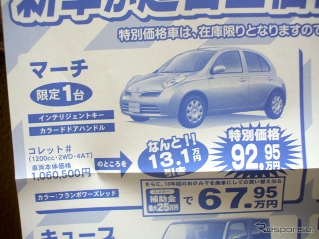 ●マーチ ●大分日産 ●0120-430023 ●3/6、7、13、14 ●たま