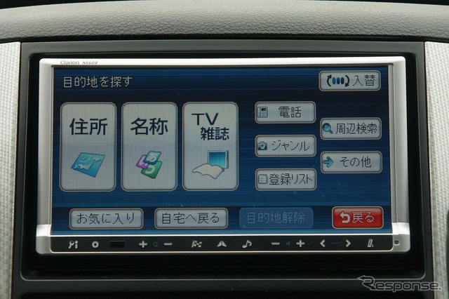 標準メニュー