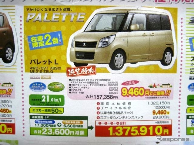●パレットL ●釧路スズキ販売 ●本社0154-24-3915 ●3/12〜3/14 ●ひなごろ